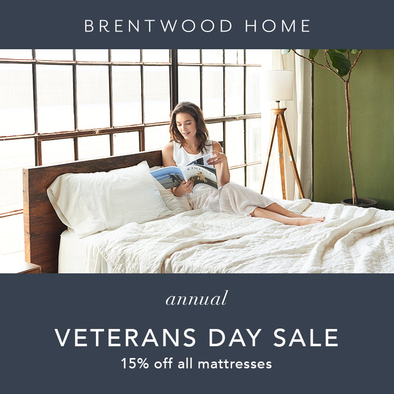 Veterans Day Deal: 15% off mattresses