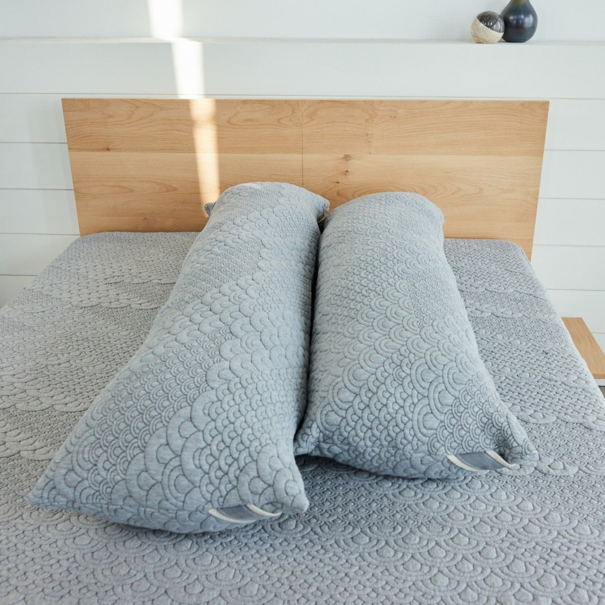 Crystal Cove Charcoal Body Pillow