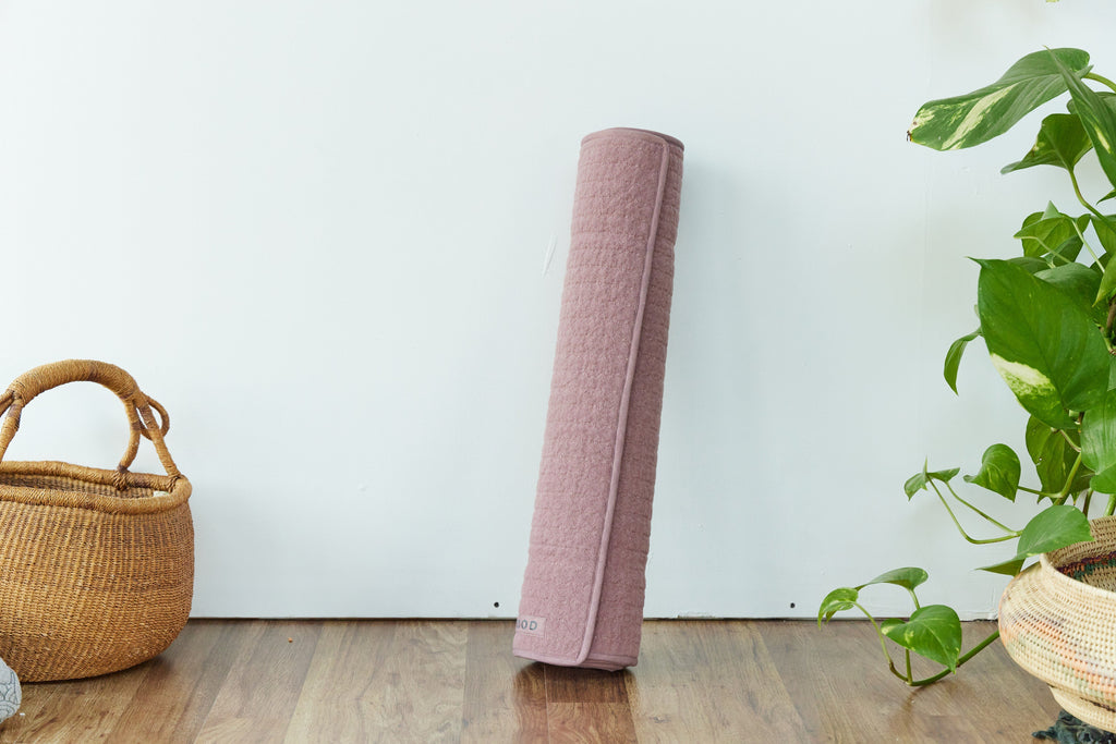 What Is An Organic Cotton Yoga Mat Really Like? Our Editors Review  Brentwood Home's New Yoga Collection - The Good Trade