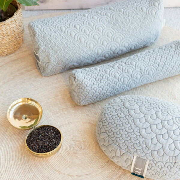 Natural Yoga Pillow Set, Crystal Cove Yoga Bundle Brentwood Home