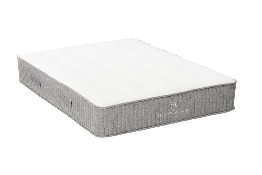 Charcoal-infused memory foam mattress against a white background