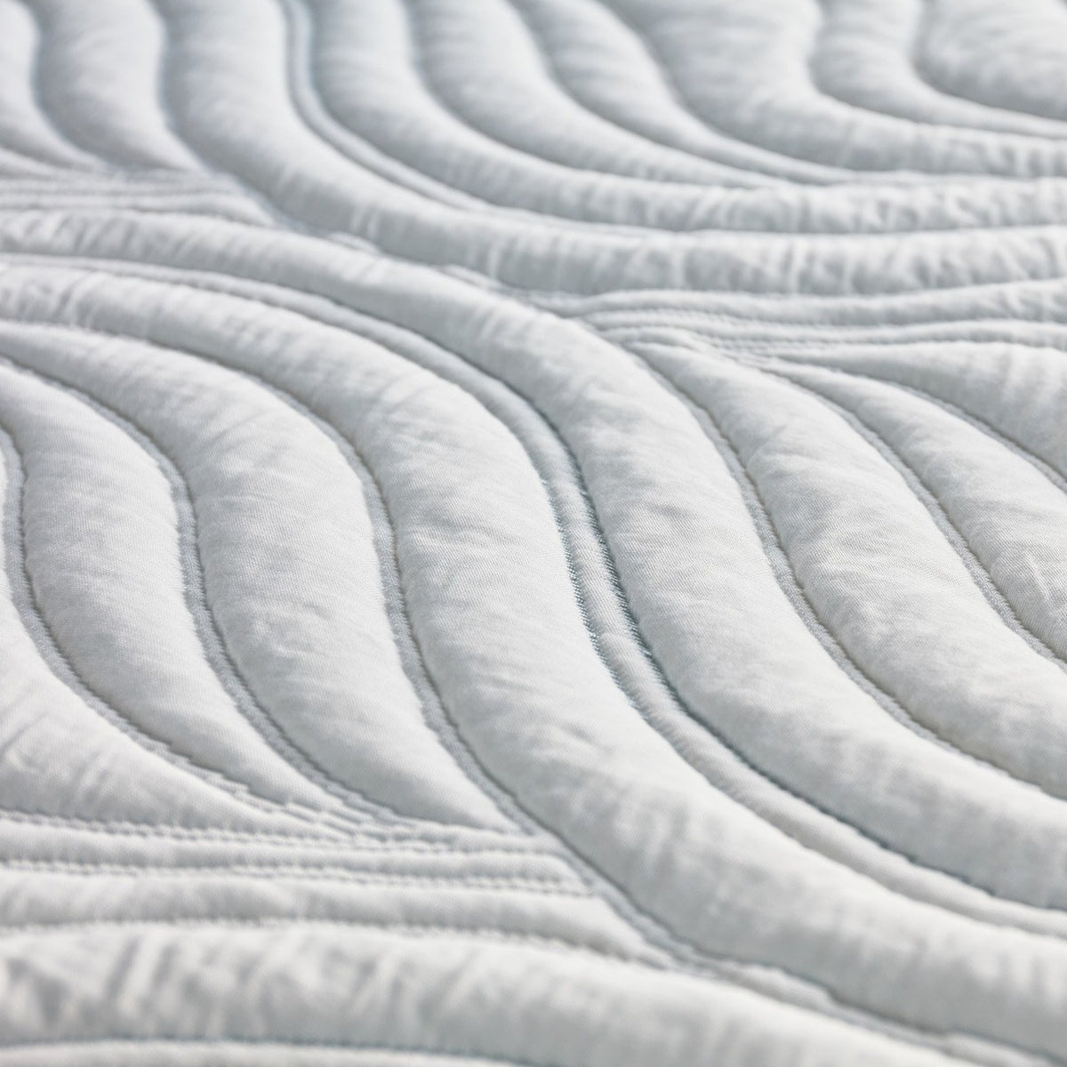 close up of an eco-friendly memory foam mattress topper 